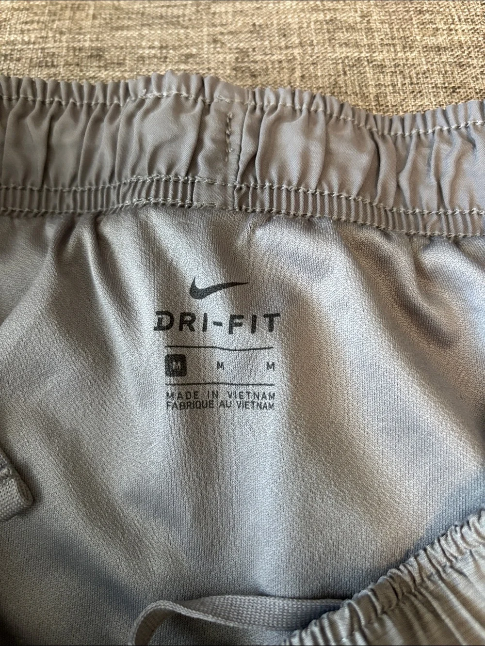 Nike Women's Light Gray Athletic Running Shorts